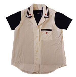 Vibtage 80's/90's Women's Liz Claiborne Sport 2pc Sailor Set (L/XL)